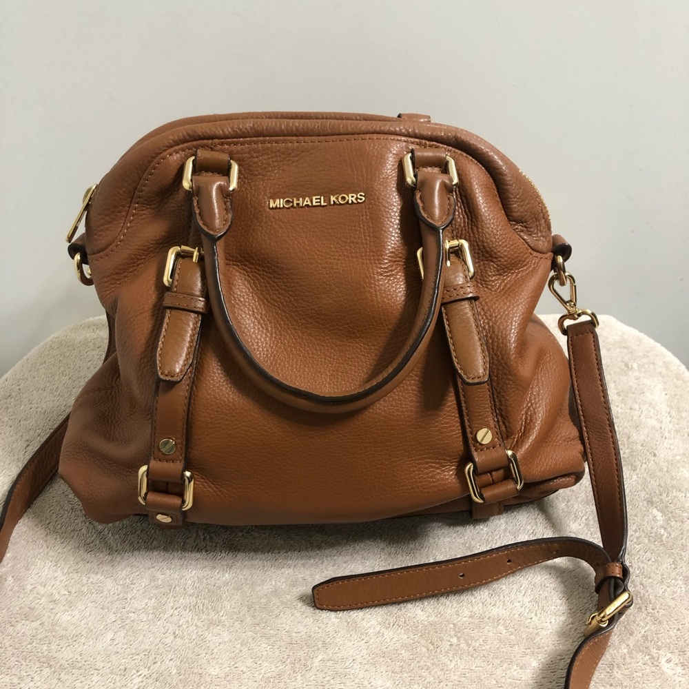 Camel Michael Kors Purse